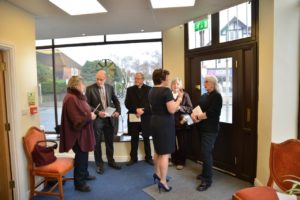 Attendees and officiants at the dedication
